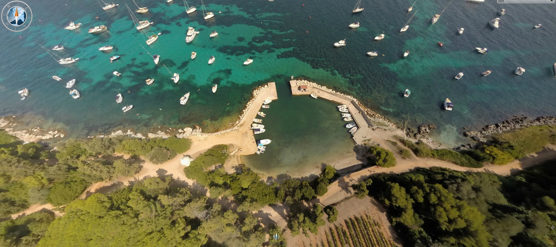 Le port de l'île Saint Honorat
